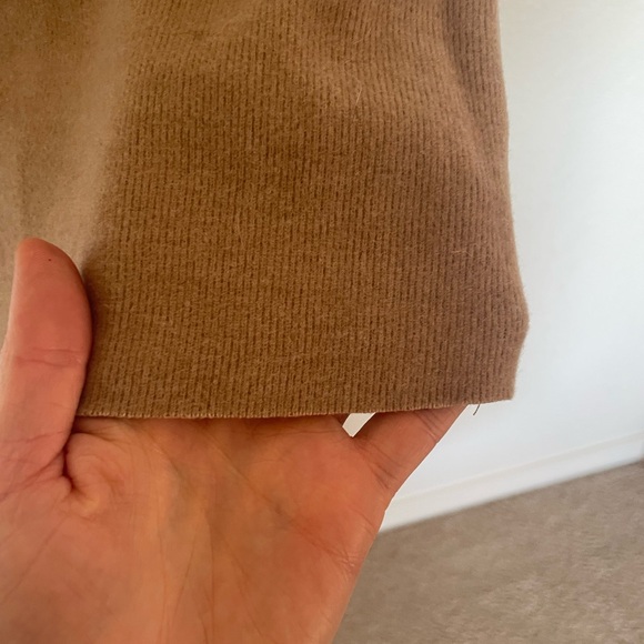 ZARA Sleeveless Turtleneck Top in Camel - Picture 2 of 3